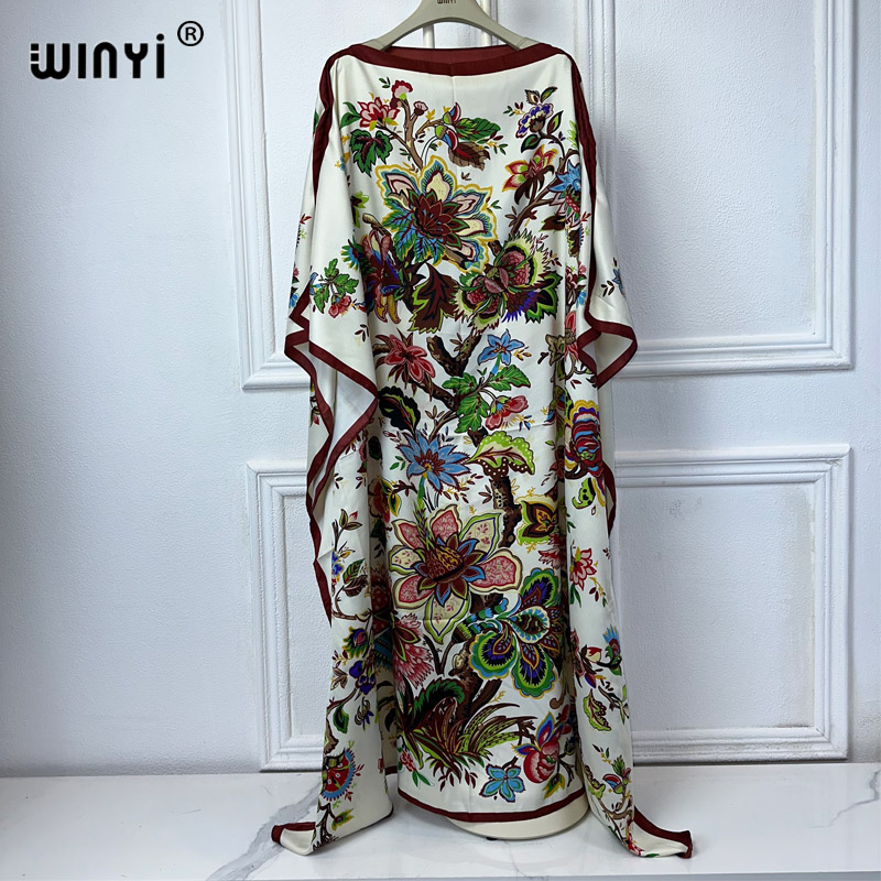 Boho Summer Beach Maxi Dress - WINYI Wysokiej Jakości Afrykańska Odzież Damska
