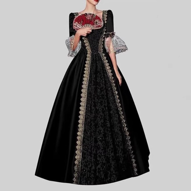 Dresses - S‑5XL Damska Nowa Suknia Średniowieczna Renesansowa