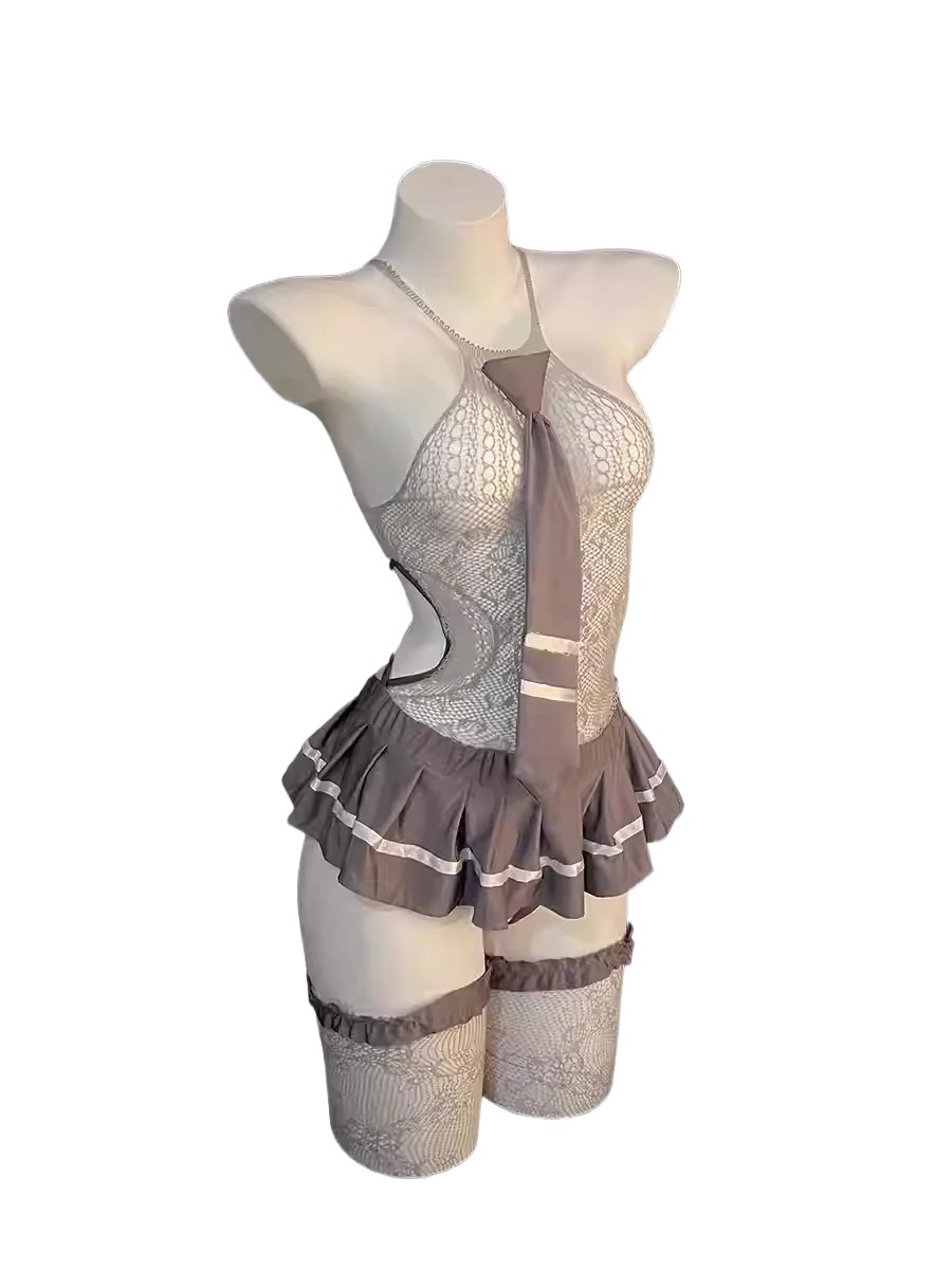 Lingerie - Seksowny, kuszący, egzotyczny komplet bielizny dla