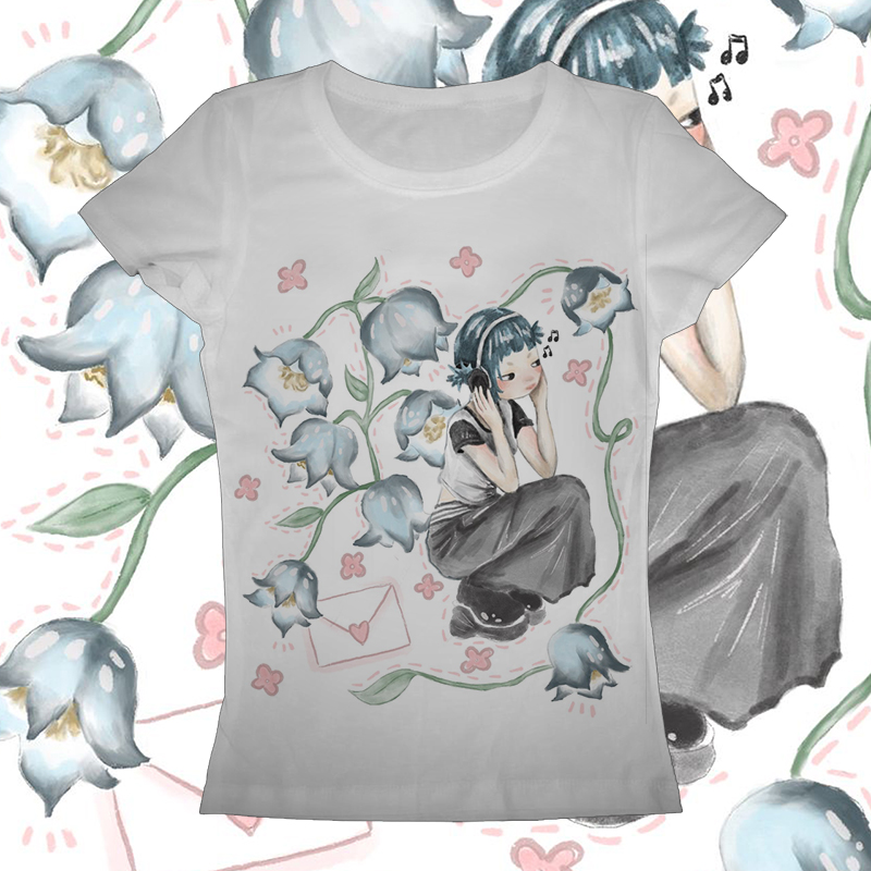 Y2K Graphic Baby Tee Crop - Y2K koreańskie popularne ubrania Emo estetyczna