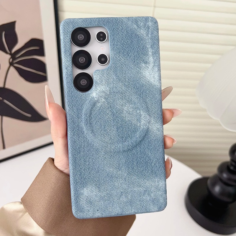 Jeans - Etui na telefon z teksturą dżinsu,