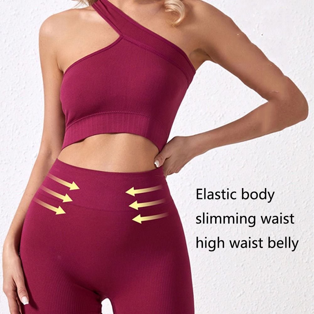2-częściowy zestaw sportowy dl – Seamless Ribbed Workout Tank Top recenzja i cena