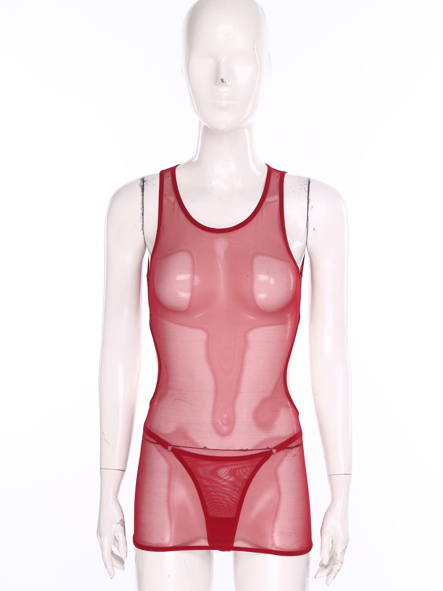 Seksowna, prześwitująca mini s – Sexy Mesh Sheer Bodycon Dress recenzja i cena