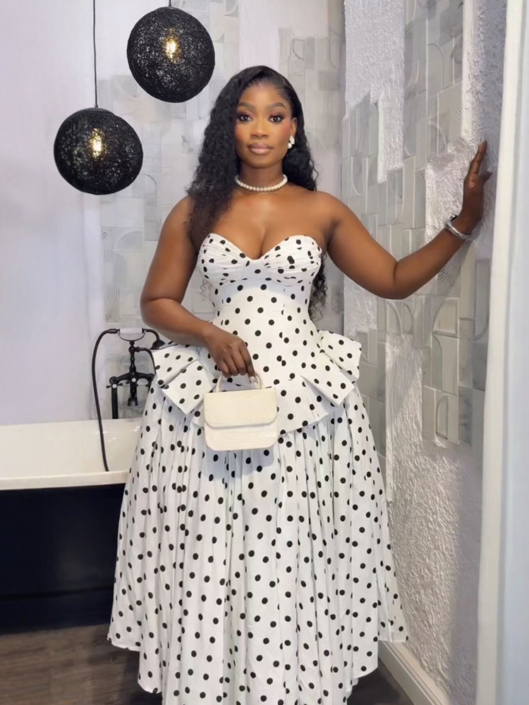 Sukienka bez ramiączek w stylu – French Vintage Floral Midi Dress recenzja i cena