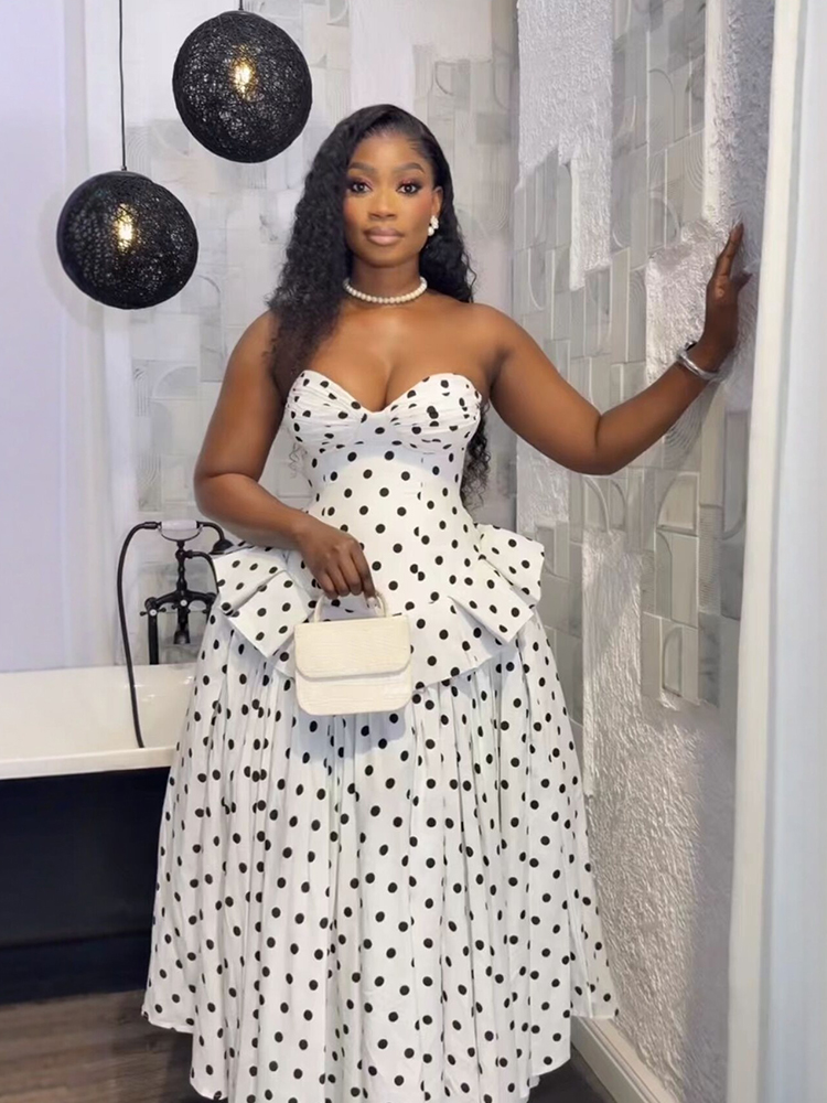 Sukienka bez ramiączek w stylu – French Vintage Floral Midi Dress recenzja i cena