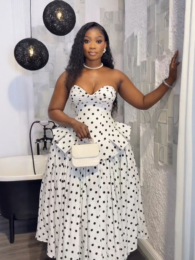 Sukienka bez ramiączek w stylu – French Vintage Floral Midi Dress recenzja i cena