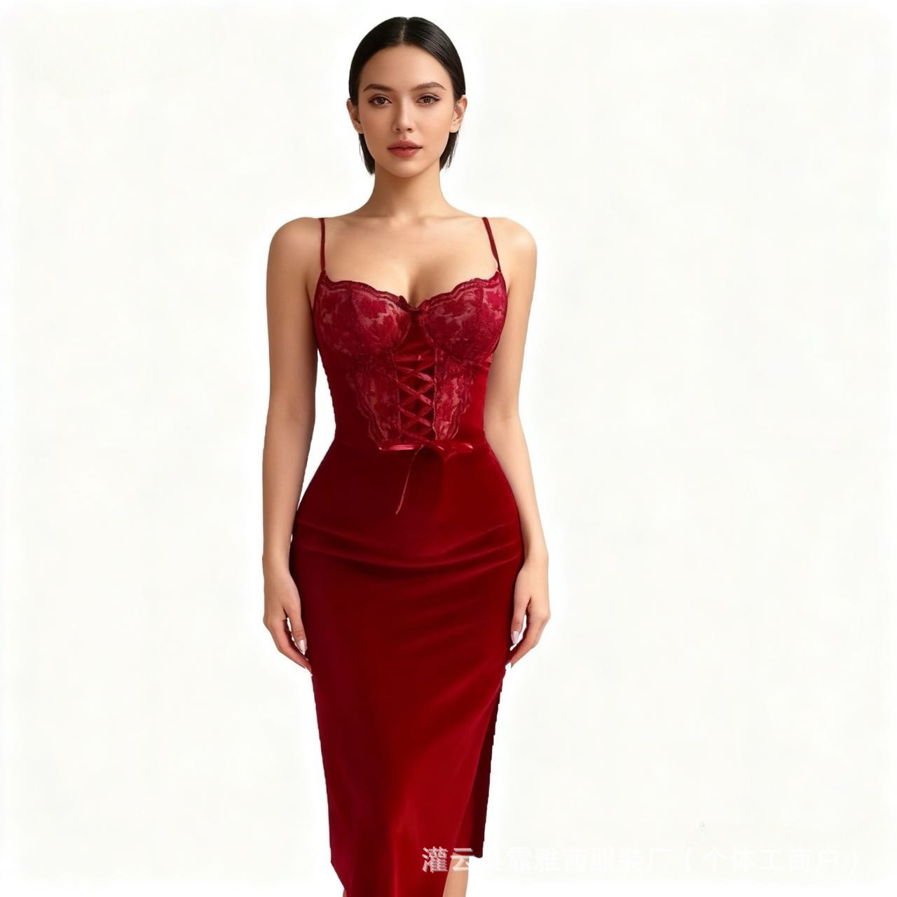 Seksowna sukienka midi z koron – Sexy Mesh Sheer Bodycon Dress recenzja i cena