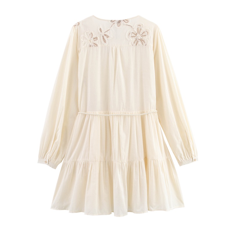MUJER Sukienka Mini z Haftem K – Boho Summer Beach Maxi Dress recenzja i cena