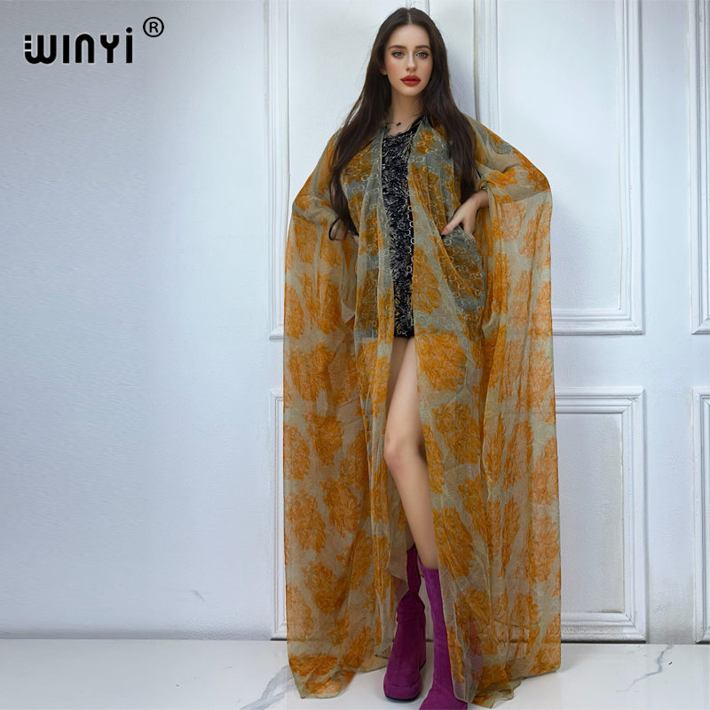 WINYI maxi kimono lato perspek – Boho Summer Beach Maxi Dress recenzja i cena