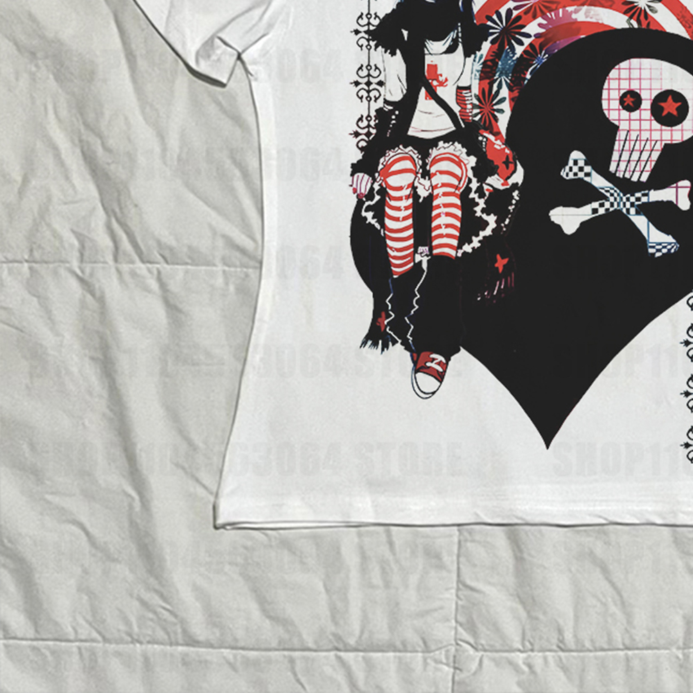 Estetyczny T-shirt z nadrukiem – Y2K Graphic Baby Tee Crop recenzja i cena