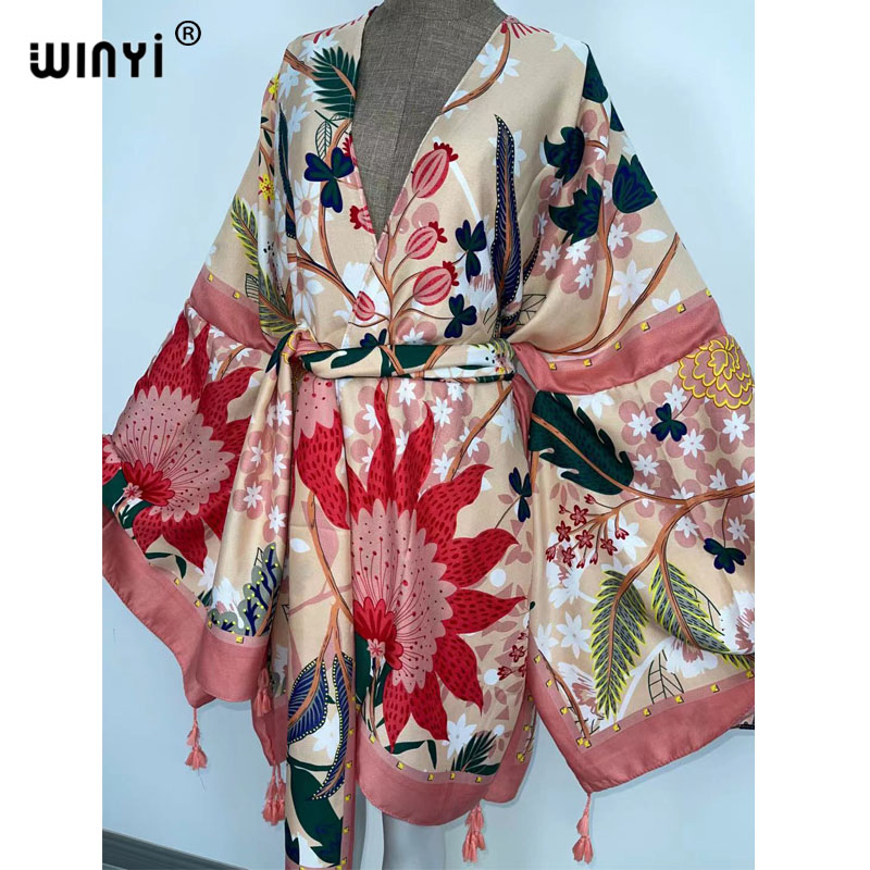 WINYI Jesienne Sukienki Damski – Boho Summer Beach Maxi Dress recenzja i cena