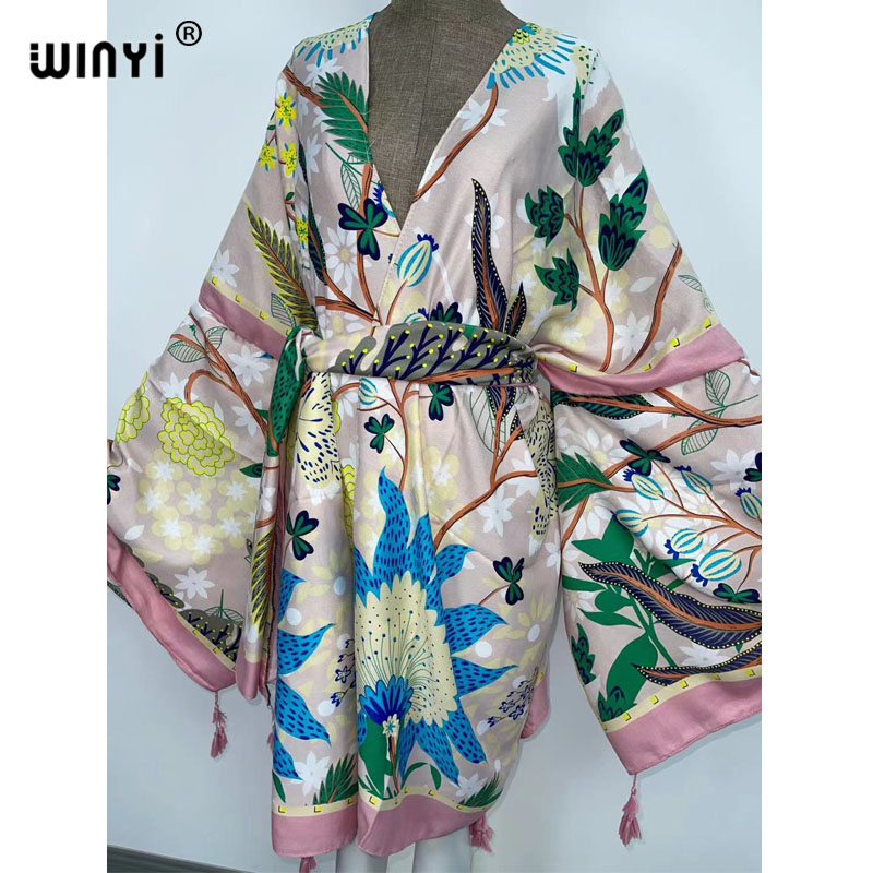 WINYI Jesienne Sukienki Damski – Boho Summer Beach Maxi Dress recenzja i cena