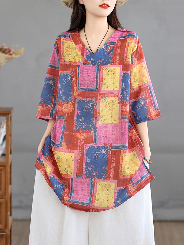 Luźna lniana sukienka koszulow – Casual Loose Linen Shirt Dress recenzja i cena