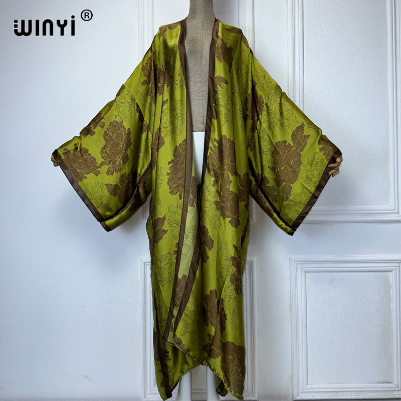 WINYI afryka boho print Kimona – Boho Summer Beach Maxi Dress recenzja i cena